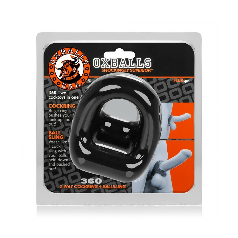 Oxballs Ballstretcher 360 Two Cocktoys Noir 2 Oxballs Ballstretcher 360 Two Cocktoys Noir – Image 2