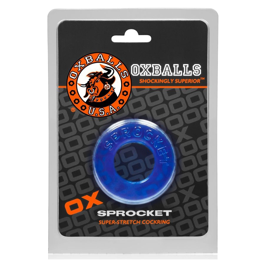 Cockring Oxballs SPROCKET Bleu Ice 2 Cockring Oxballs SPROCKET Bleu Ice – Image 2