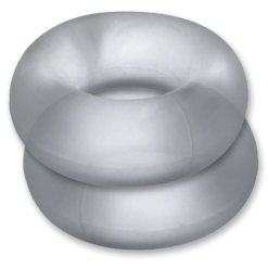 Hünkyjunk By Oxballs Lot De 2 Cockrings Silicone STIFFY Bulge Transparents -Oxballs lot de 2 cockrings silicone stiffy bulge transparents 4