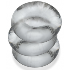 Lot De 3 Cockrings Oxballs FAT WILLY Transparents -Oxballs lot de 3 cockrings oxballs fat willy transparents 2