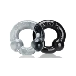 Pack Cockrings Ultraballs Oxballs Clear-Noir