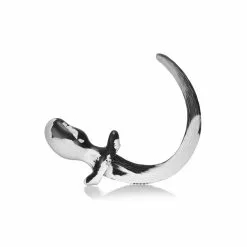 Plug Queue Puppy Tail Oxballs BEAGLE 9.5 X 5 Cm Blanc