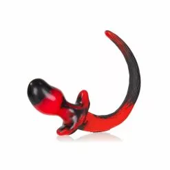Plug Queue Puppy Tail Oxballs BEAGLE 9.5 X 5 Cm Rouge -Oxballs plug queue puppy tail oxballs beagle 95 x 5 cm rouge 3