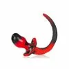 Oxballs Plug Queue Puppy Tail SWIRL 8.5 X 4.4 Cm Rouge