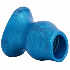 Oxballs Plug Tunnel PIG-HOLE Platinum Bleu 12 X 8.5 Cm -Oxballs plug tunnel pig hole platinum bleu 12 x 85 cm 2