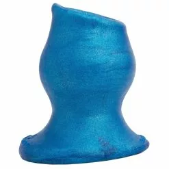 Oxballs Plug Tunnel PIG-HOLE Platinum Bleu 12 X 8.5 Cm