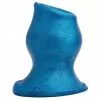 Oxballs Plug Tunnel PIG-HOLE Platinum Bleu 13 X 9 Cm