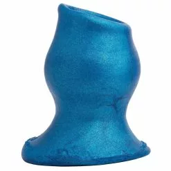Oxballs Plug Tunnel PIG-HOLE Platinum Bleu 13 X 9 Cm